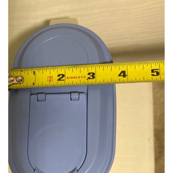 Tupperware Pitcher 2189D2 Slimline 1QT Pitcher Country Blue Flip Top Pour Lid - Picture 13 of 13